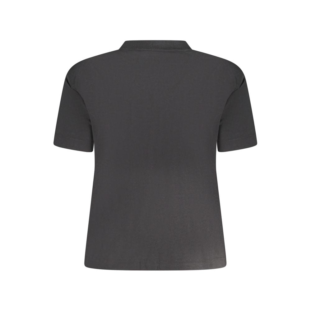 Calvin Klein Black Cotton Women T-Shirt Calvin Klein