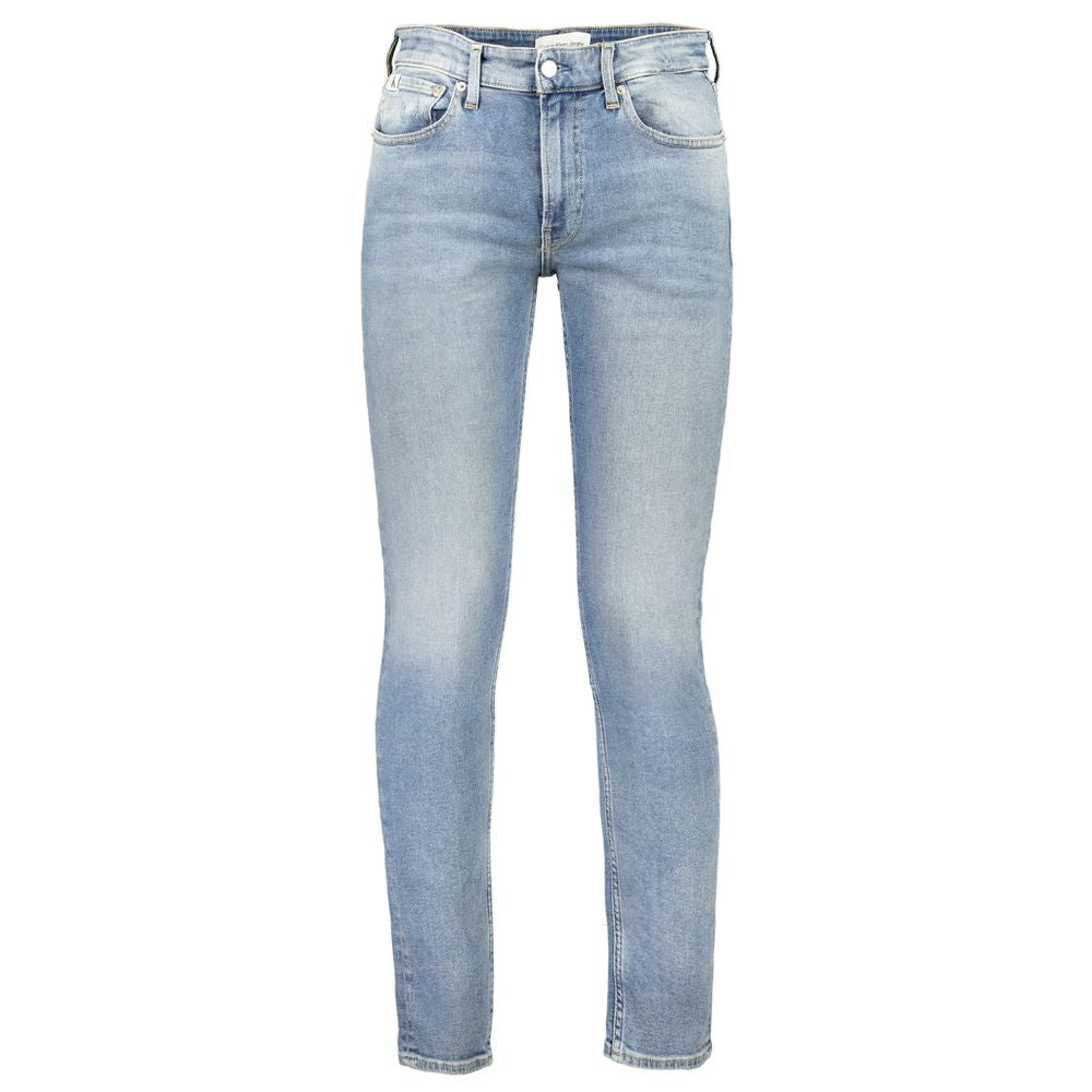 Calvin Klein Blue Cotton Jeans & Pant Calvin Klein