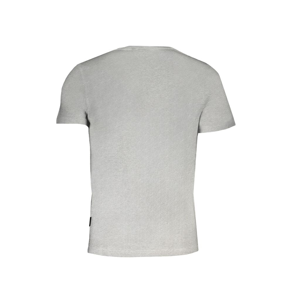 Napapijri Brown Cotton Men T-Shirt Napapijri