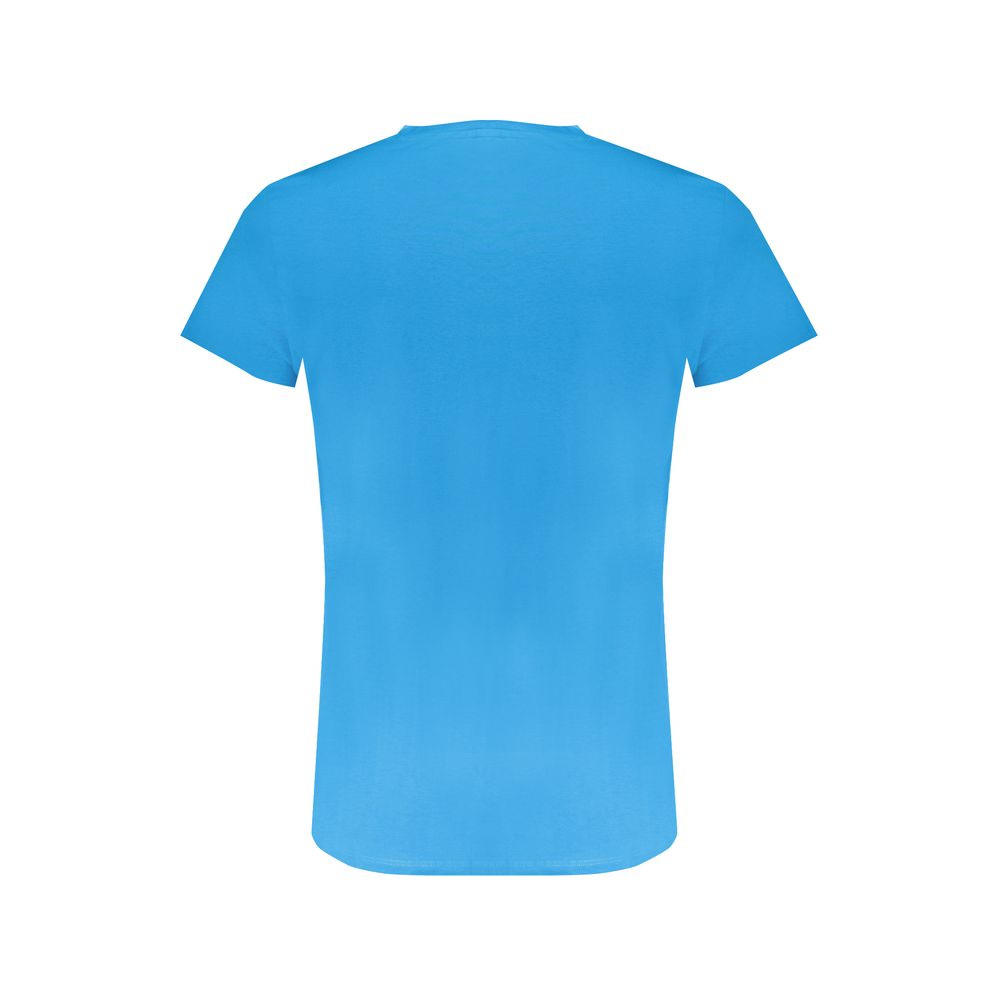 Trussardi Light Blue Cotton Men T-Shirt Trussardi