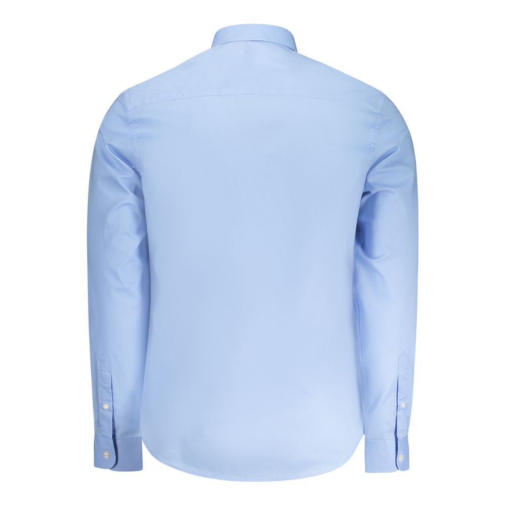 North Sails Light Blue Cotton Men Shirt North Sails