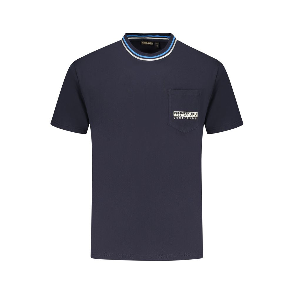 Napapijri Blue Cotton T-Shirt Napapijri
