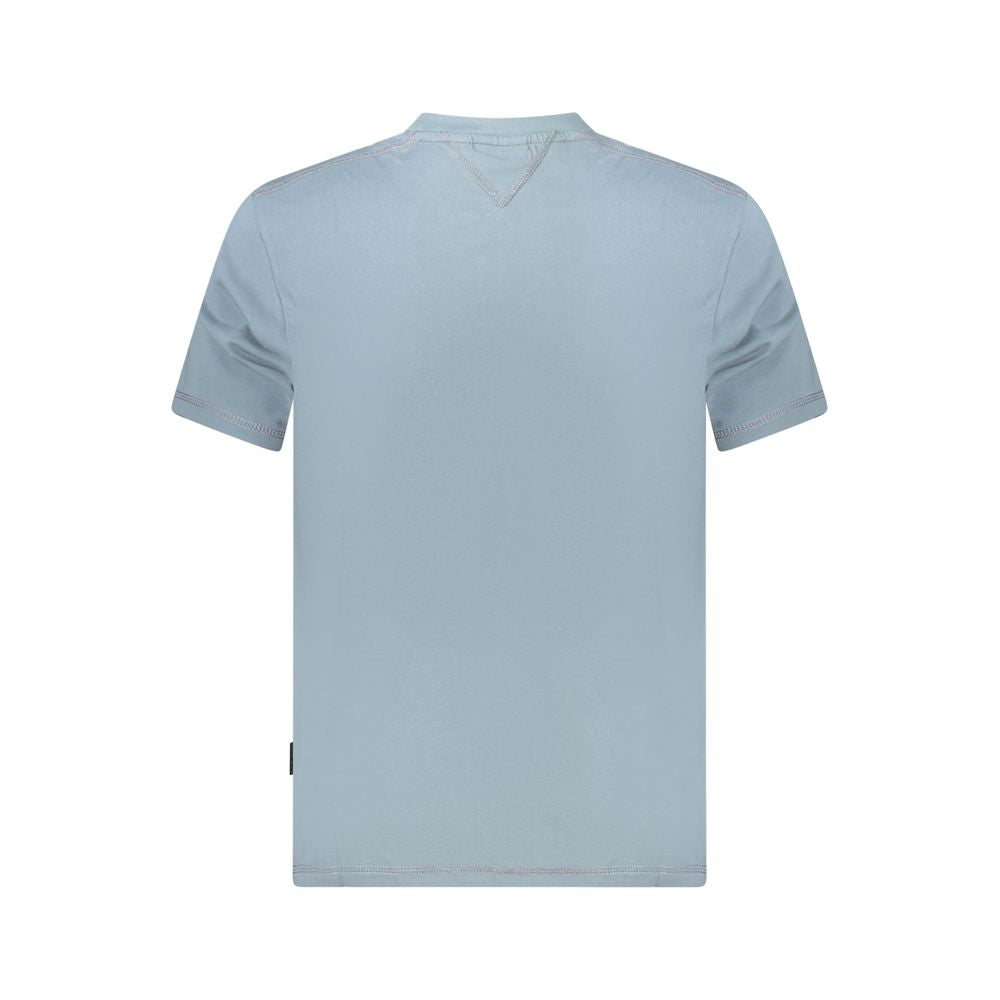 Napapijri Brown Cotton Men T-Shirt Napapijri