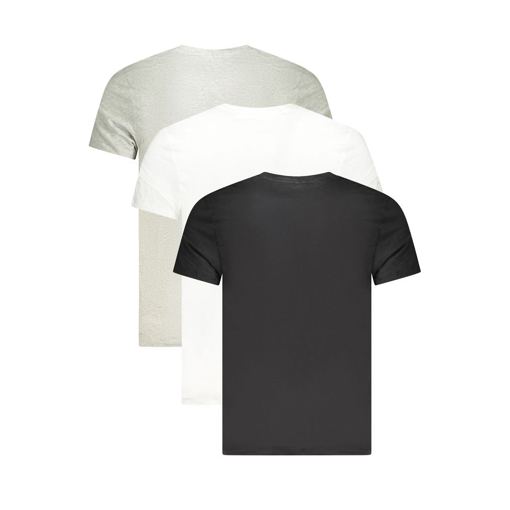 Calvin Klein Gray Cotton Men T-Shirt Calvin Klein