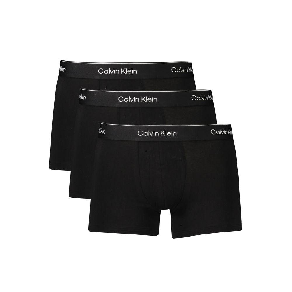 Calvin Klein Black Cotton Men Underwear Calvin Klein