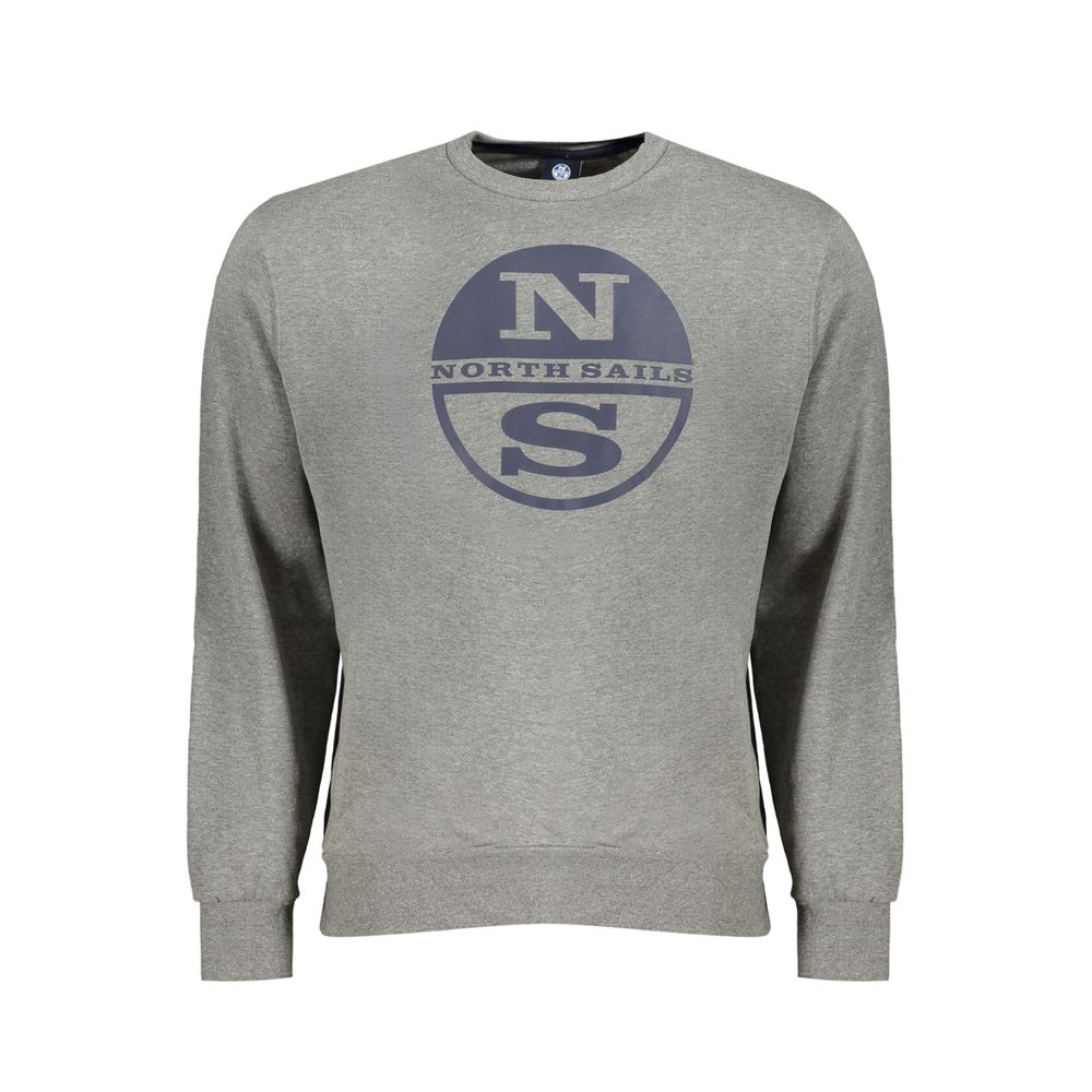 North Sails Brown Cotton Men Sweater North Sails