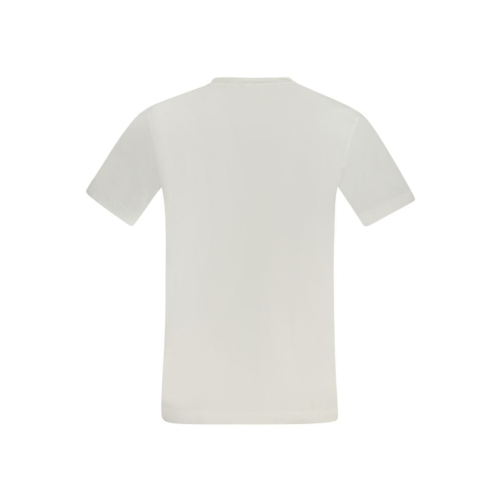 Calvin Klein White Cotton Men T-Shirt Calvin Klein