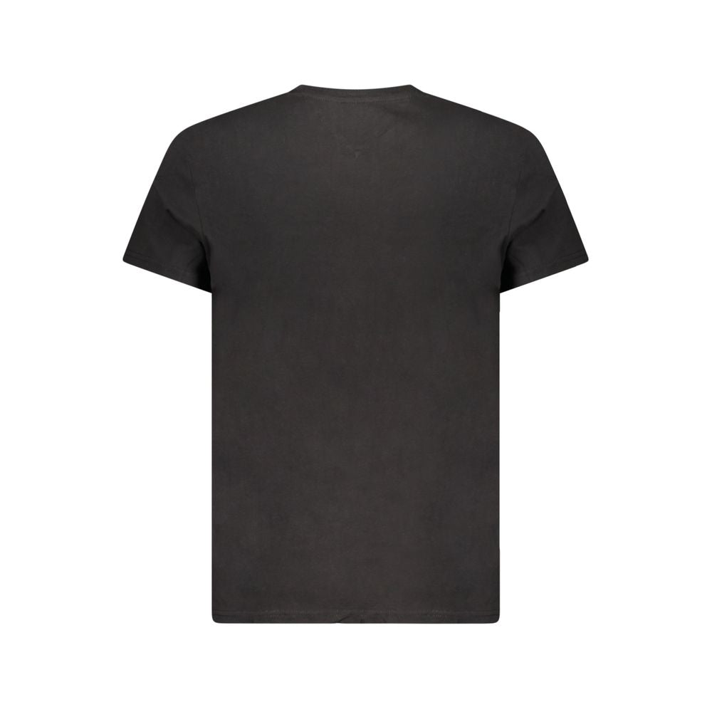 Tommy Hilfiger Black Cotton Men T-Shirt Tommy Hilfiger