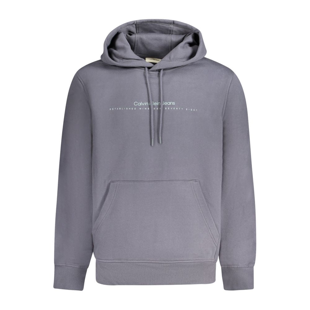 Calvin Klein Blue Cotton Men Sweater Calvin Klein