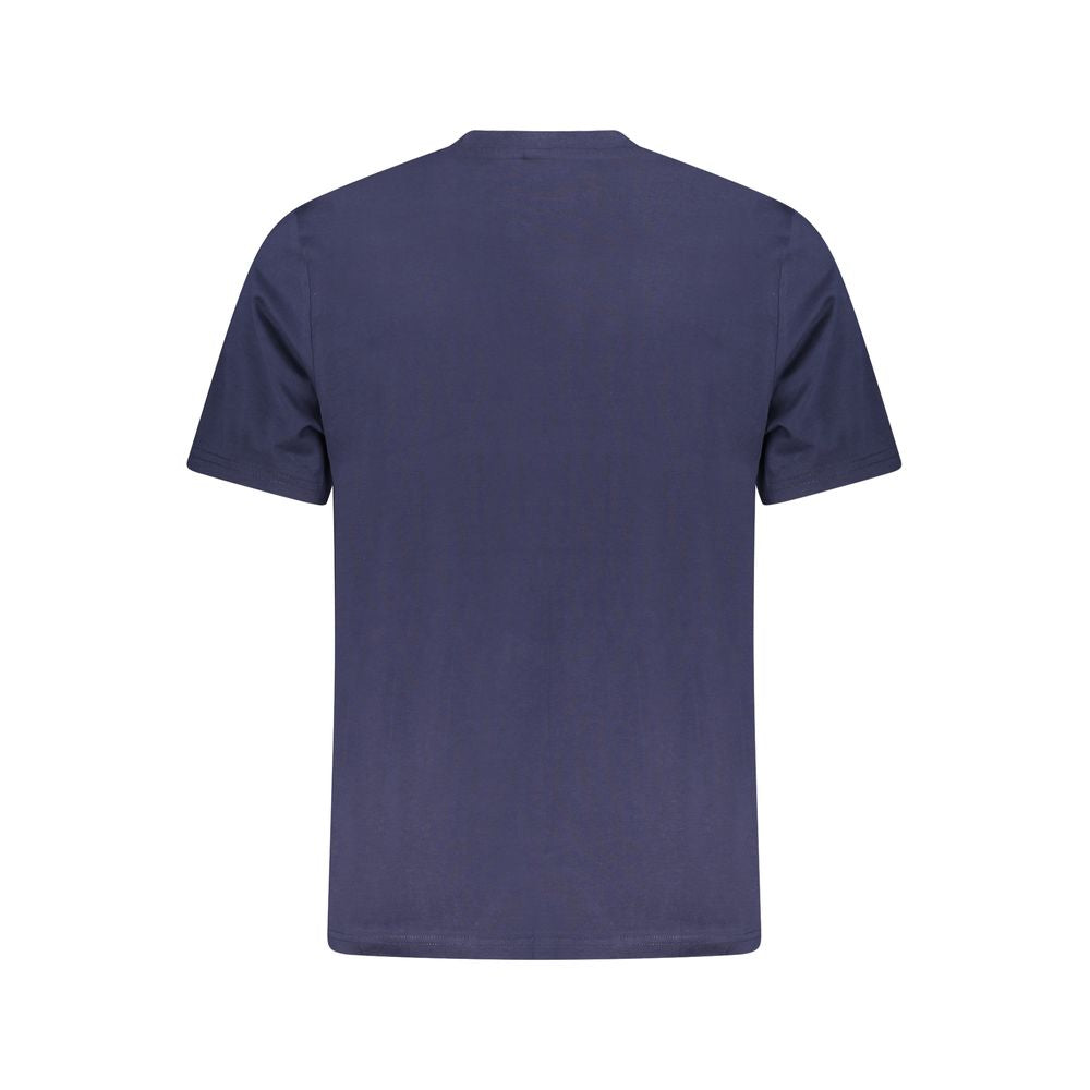 North Sails Blue Cotton Men T-Shirt North Sails
