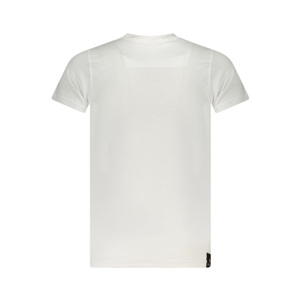 Accademia Militare White Cotton T-Shirt Accademia Militare