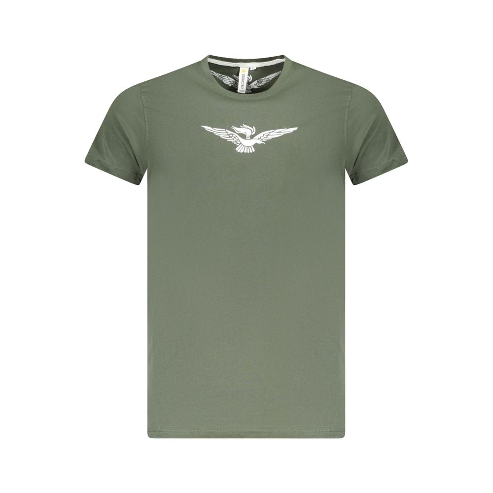Accademia Militare Green Cotton T-Shirt Accademia Militare