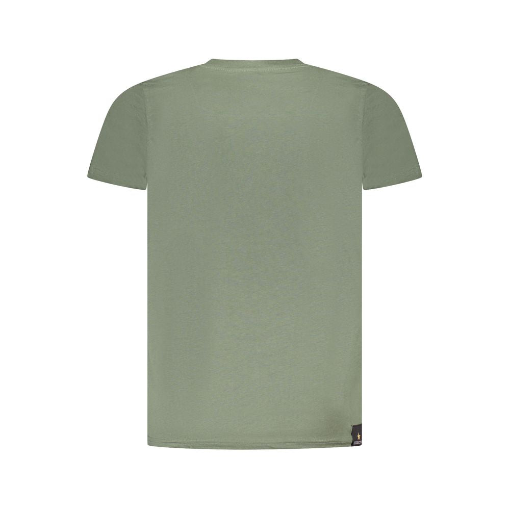 Accademia Militare Green Cotton T-Shirt Accademia Militare