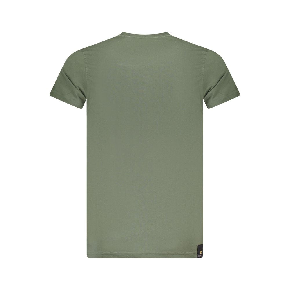 Accademia Militare Green Cotton T-Shirt Accademia Militare