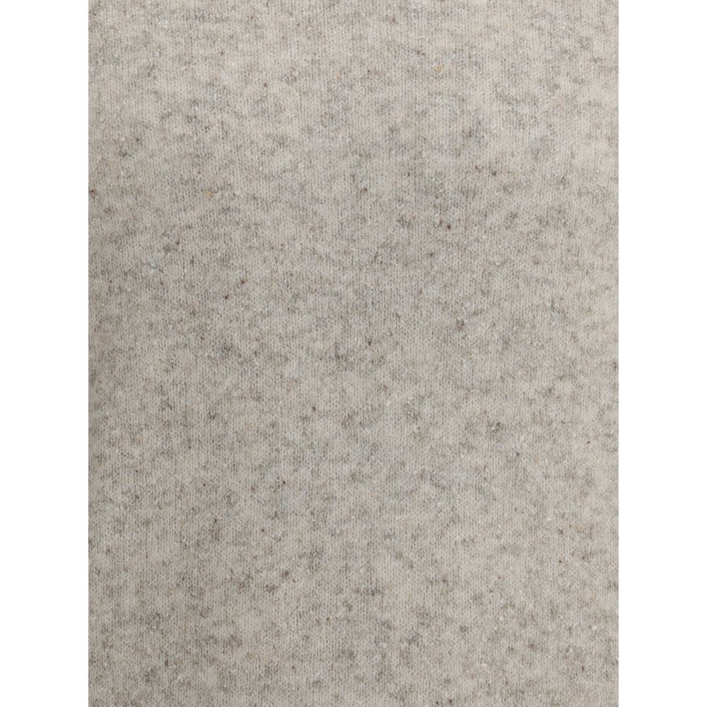 Brunello Cucinelli Gray Alpaca Vicugna Pacos Sweatshirt Brunello Cucinelli