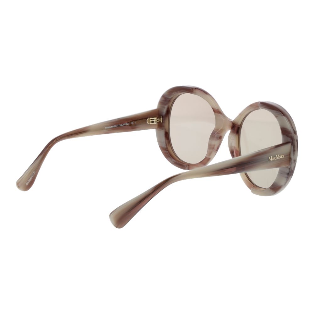 Max Mara Cream Women Sunglass