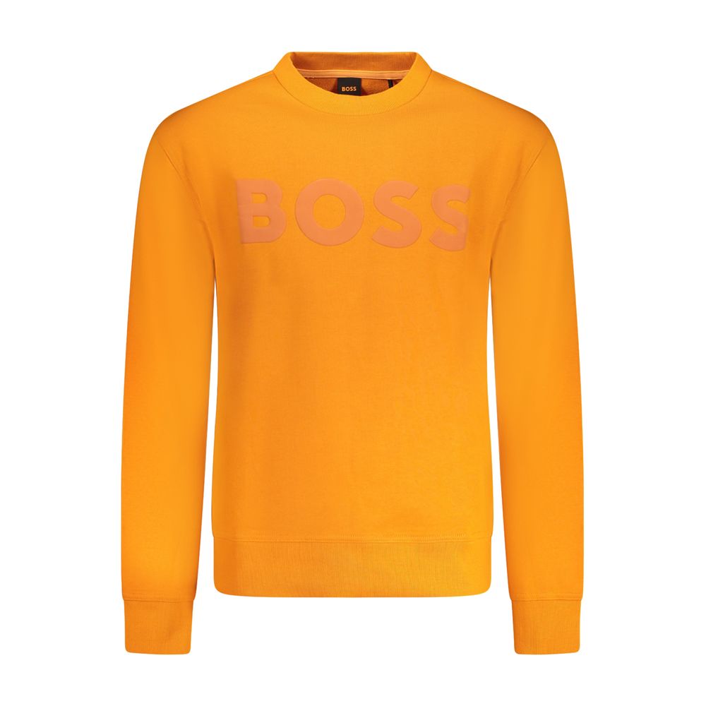 Hugo Boss Orange Cotton Sweater Hugo Boss