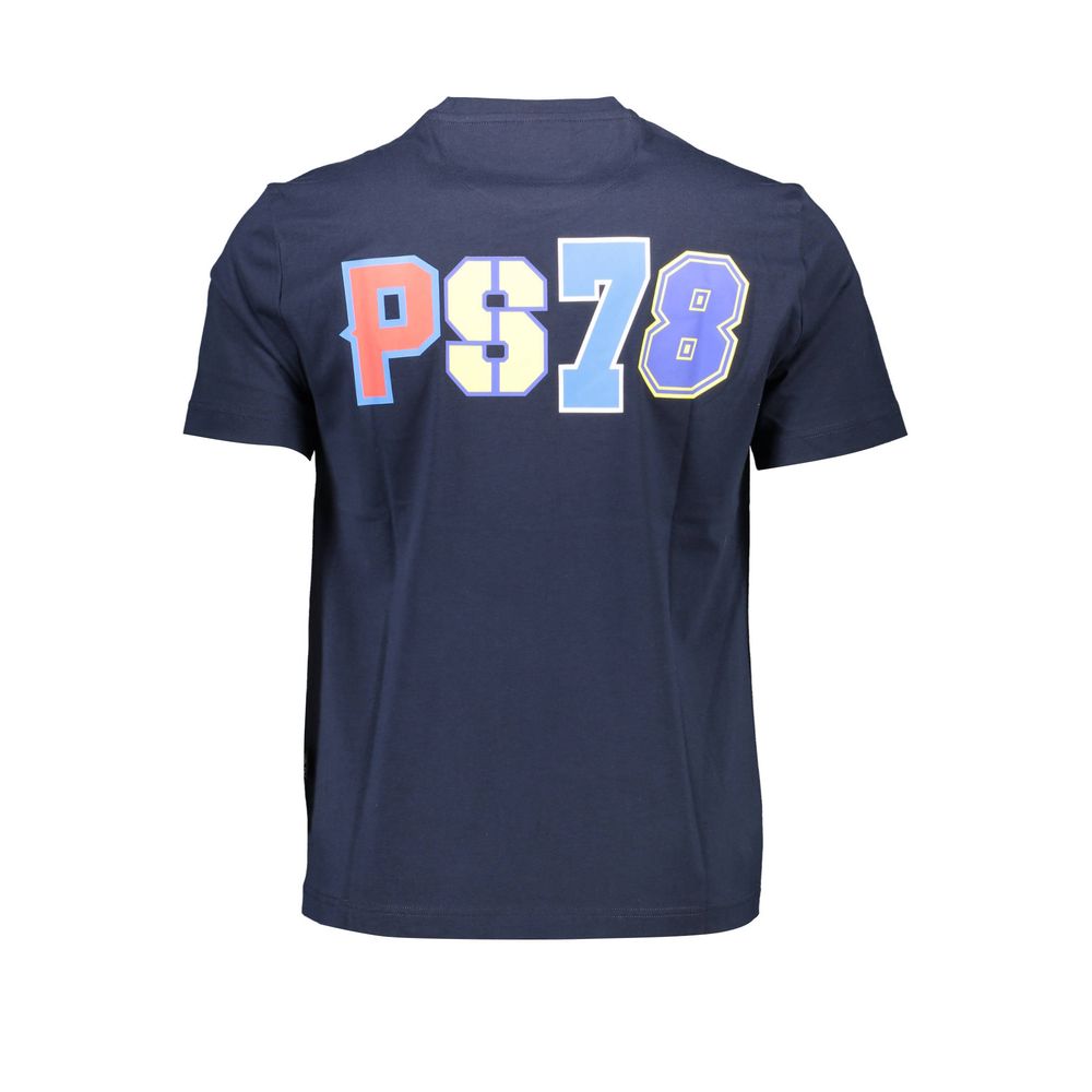 Plein Sport Blue Cotton T-Shirt Plein Sport