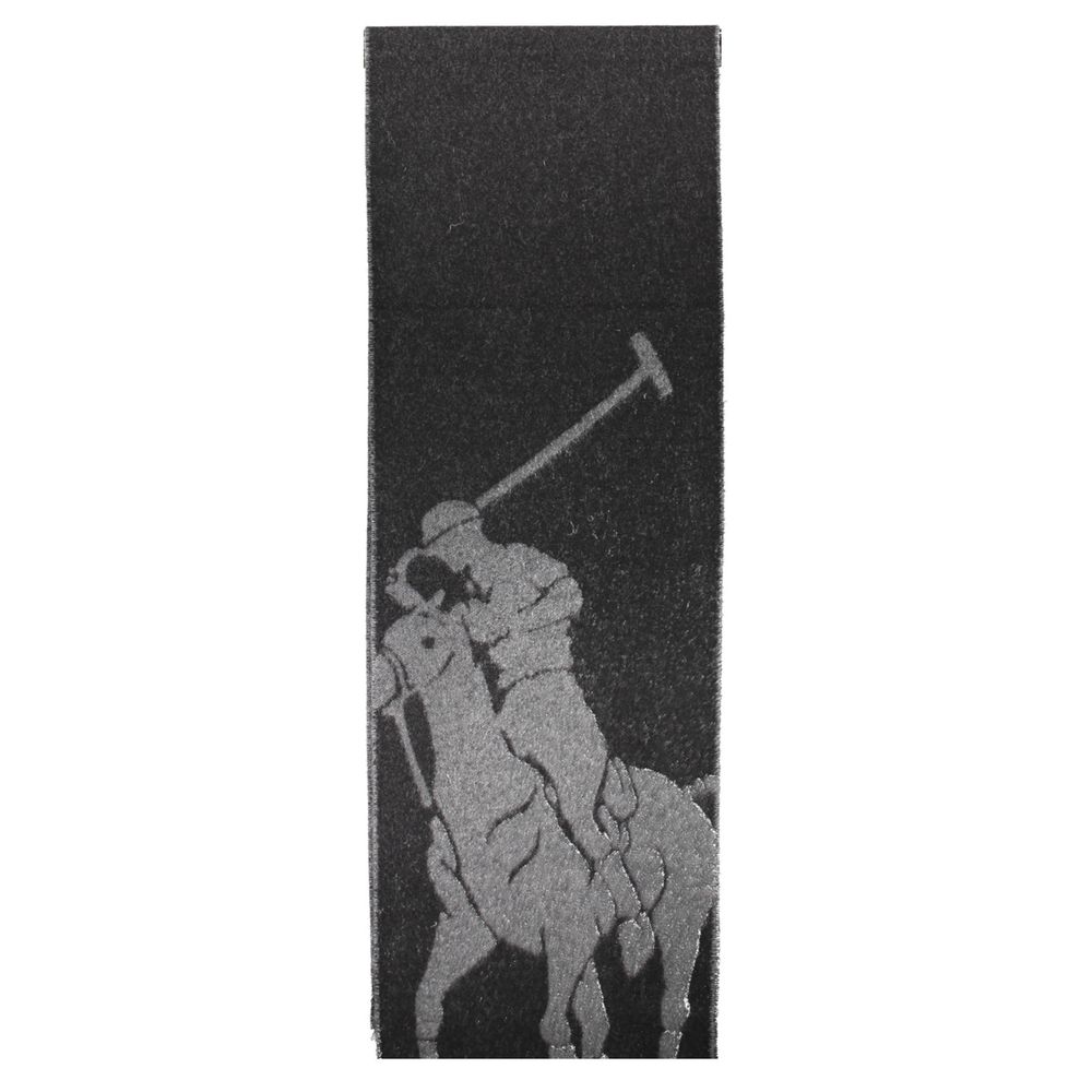 Ralph Lauren Nero Lana Uomo Scarf Ralph Lauren