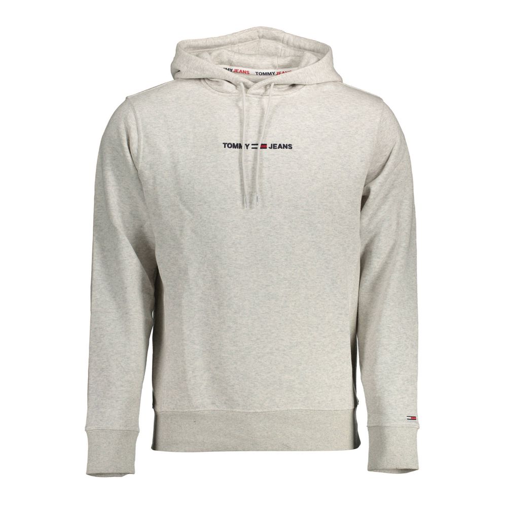 Tommy Hilfiger Gray Cotton Men Sweater Tommy Hilfiger
