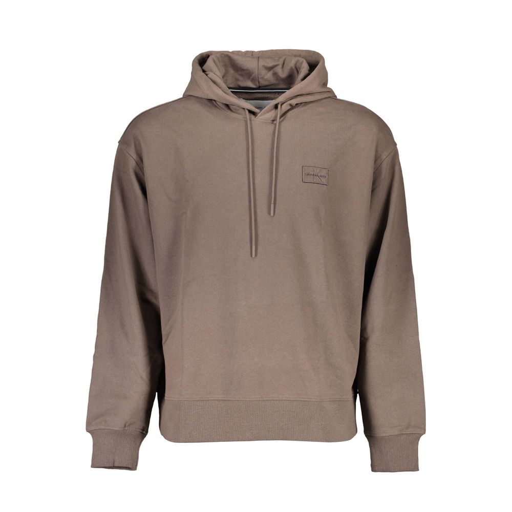 Calvin Klein Brown Cotton Men Sweater Calvin Klein