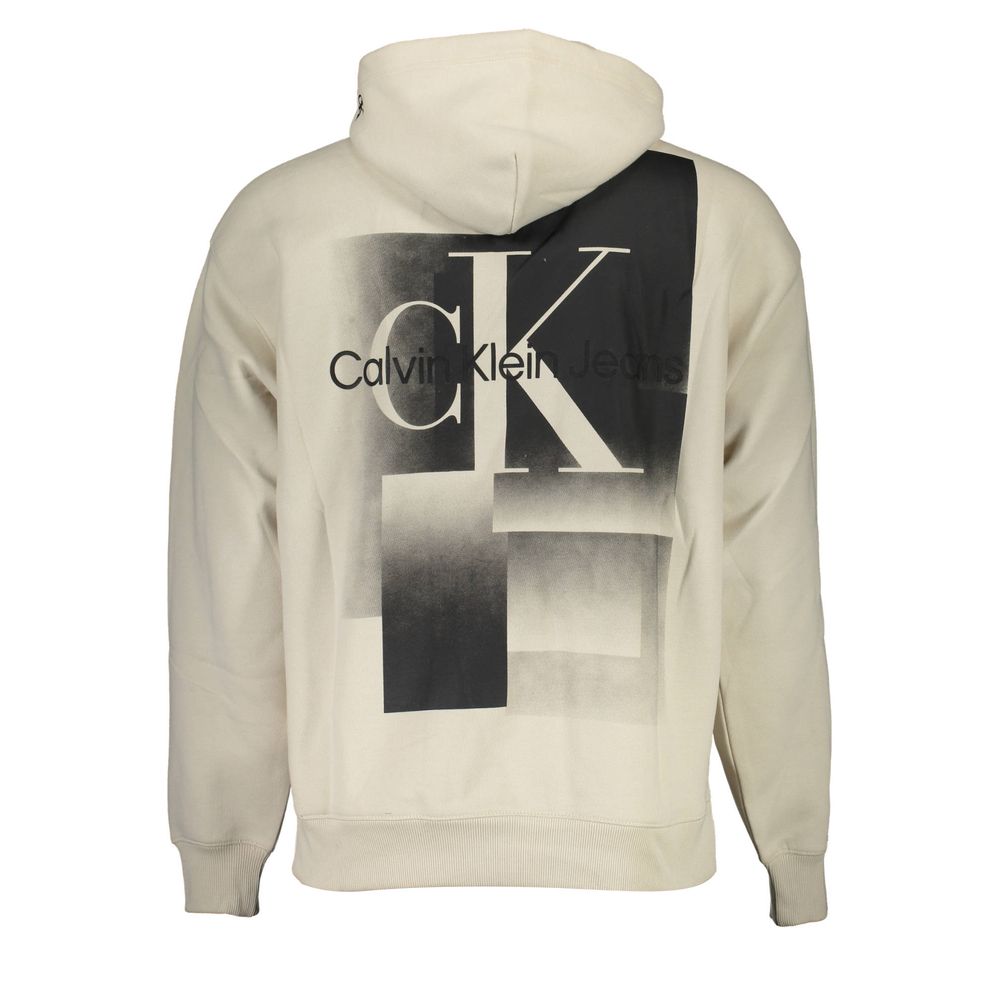 Calvin Klein Beige Cotton Men Sweater Calvin Klein