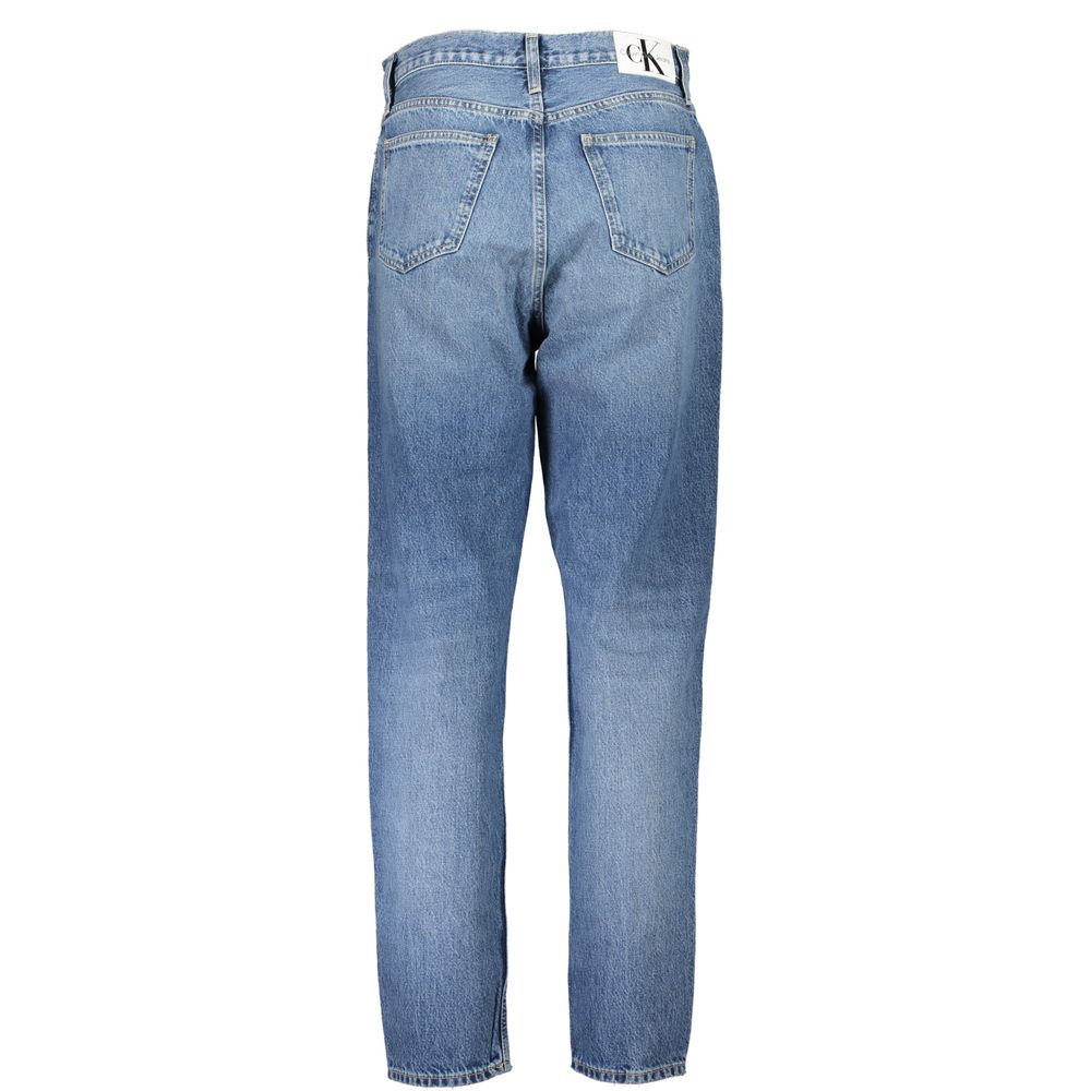 Calvin Klein Blue Cotton Jeans & Pant Calvin Klein