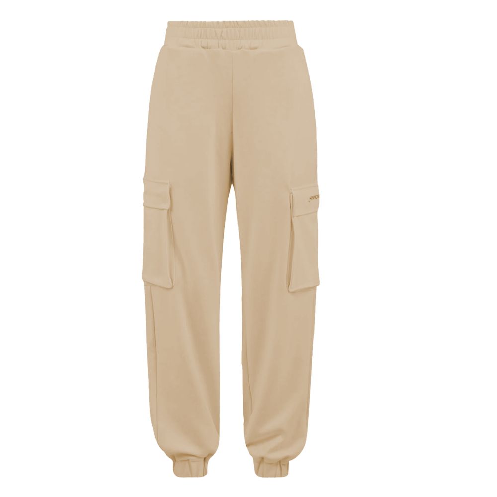 Hinnominate Beige Polyester Jeans & Pant Hinnominate