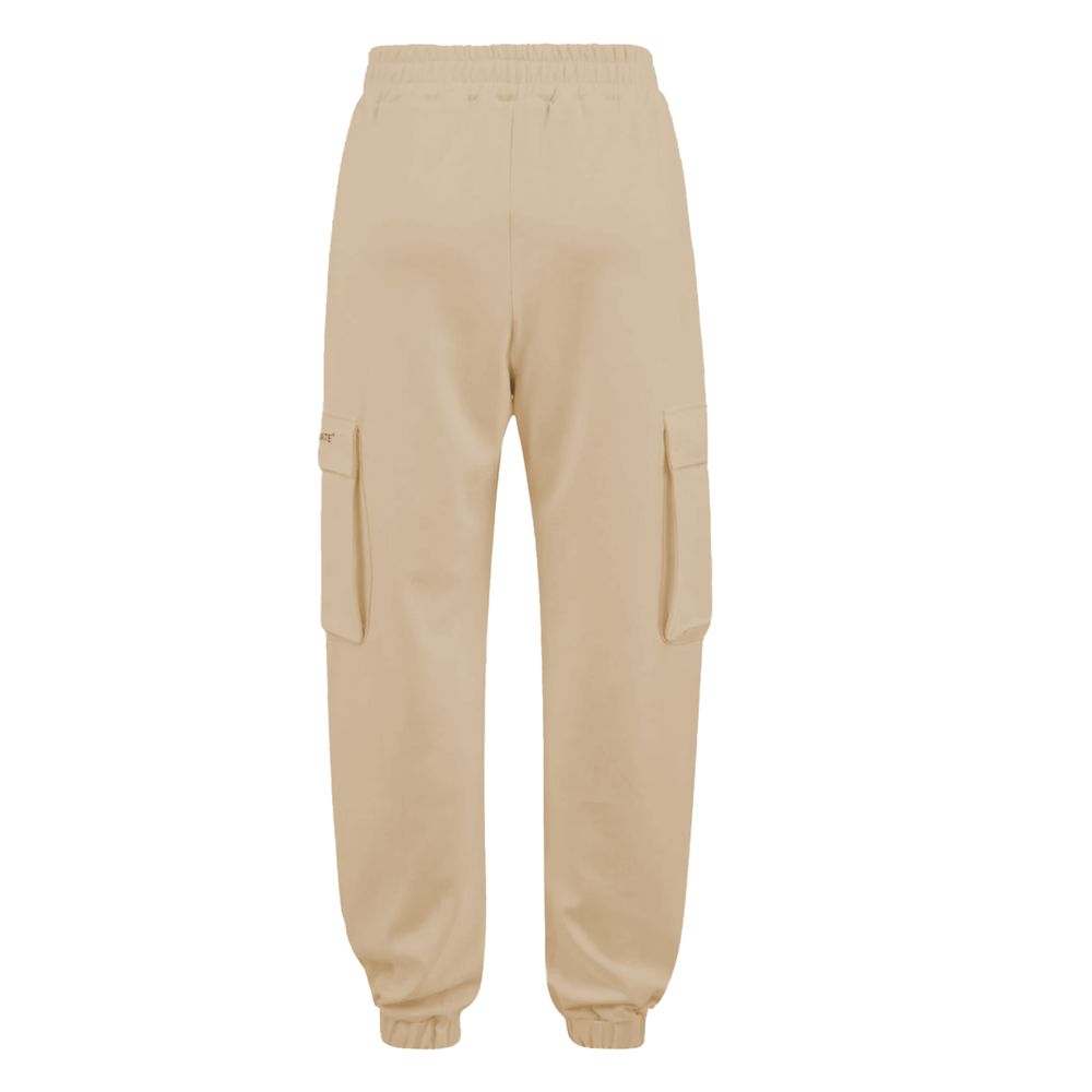 Hinnominate Beige Polyester Jeans & Pant Hinnominate