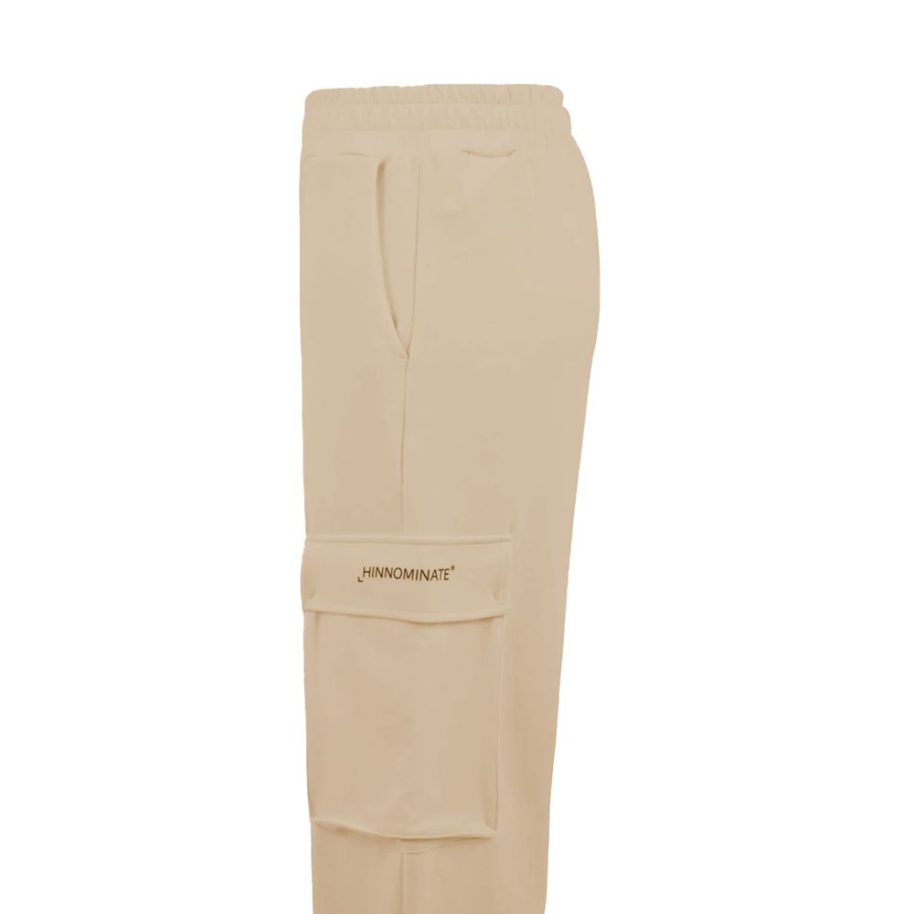 Hinnominate Beige Polyester Jeans & Pant Hinnominate