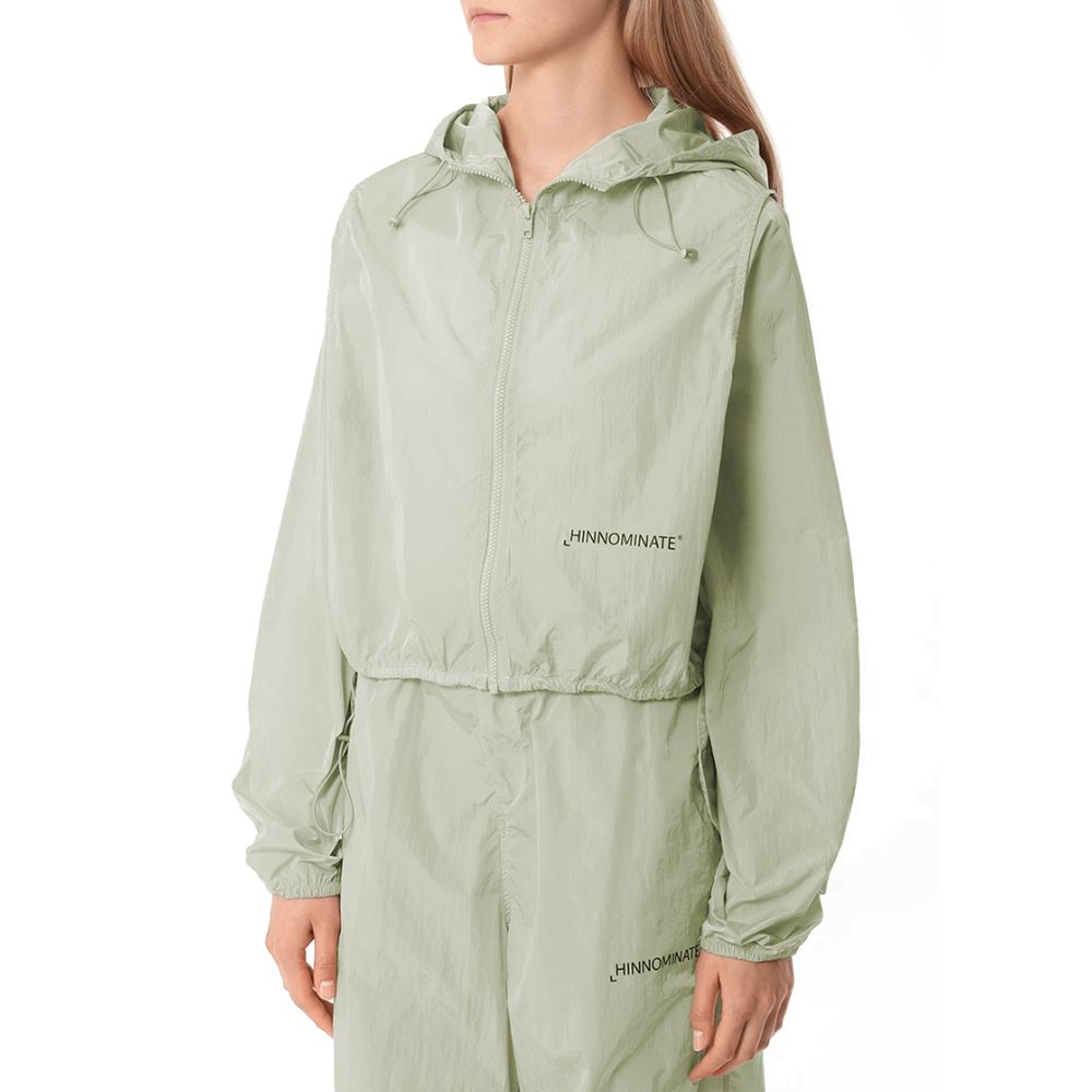 Hinnominate Green Nylon Jackets & Coat Hinnominate