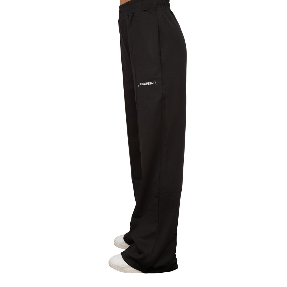 Hinnominate Black Polyester Jeans & Pant Hinnominate