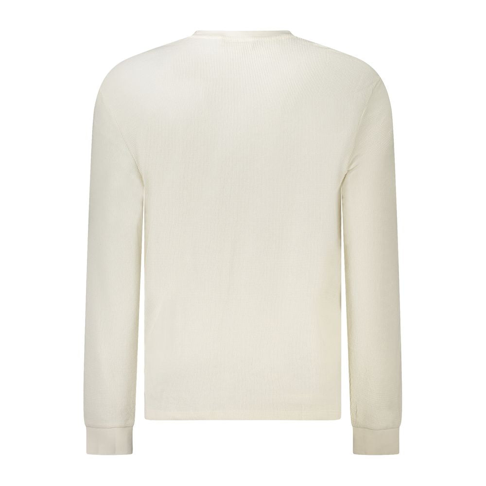 Calvin Klein White Cotton Men Sweater Calvin Klein