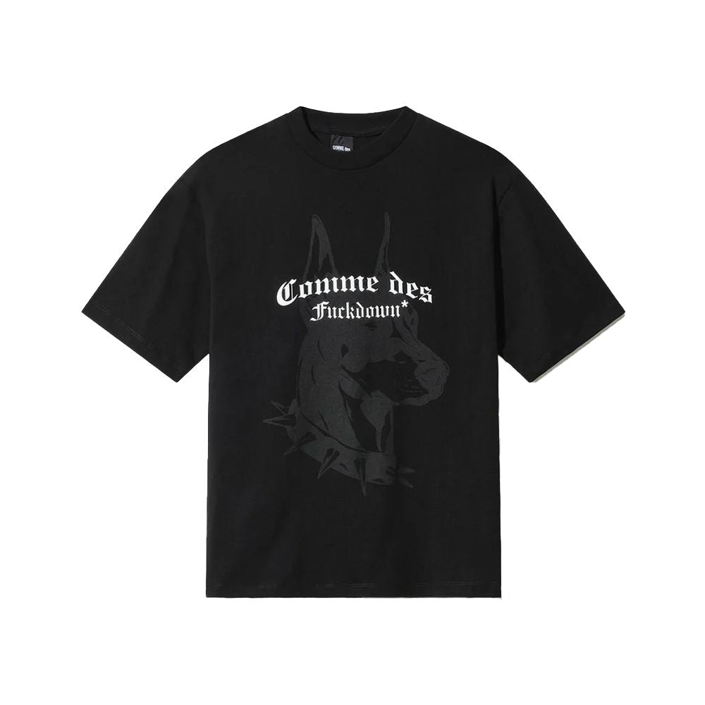 Comme Des Fuckdown Black Cotton Women T-Shirt Comme Des Fuckdown