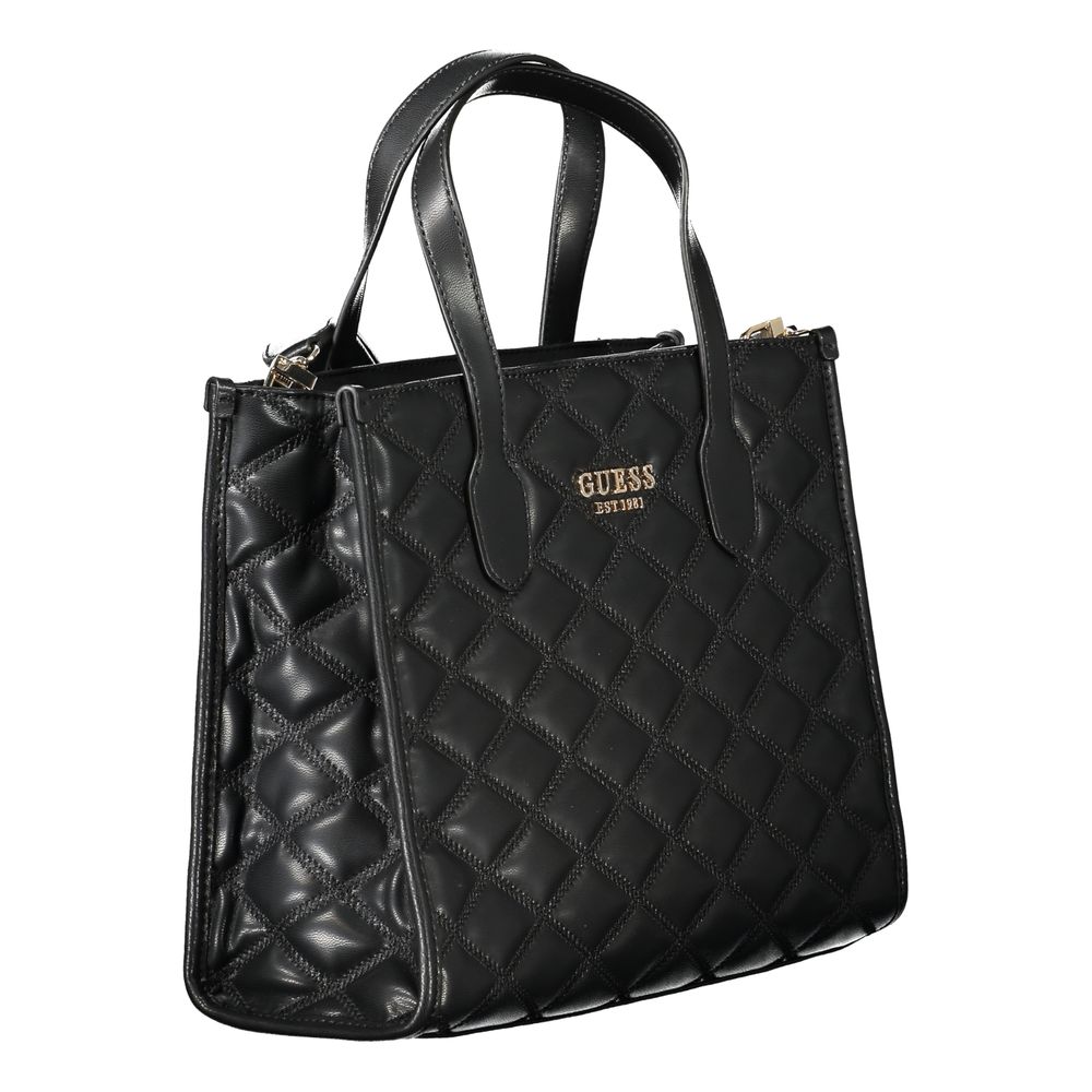 Guess Jeans Black Polyethylene Handbag Guess Jeans