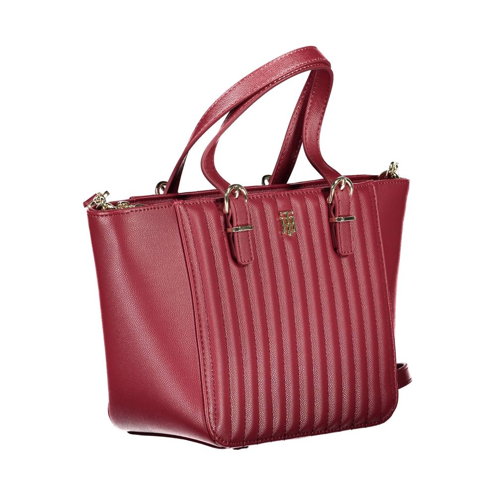Tommy Hilfiger Red Polyethylene Handbag Tommy Hilfiger