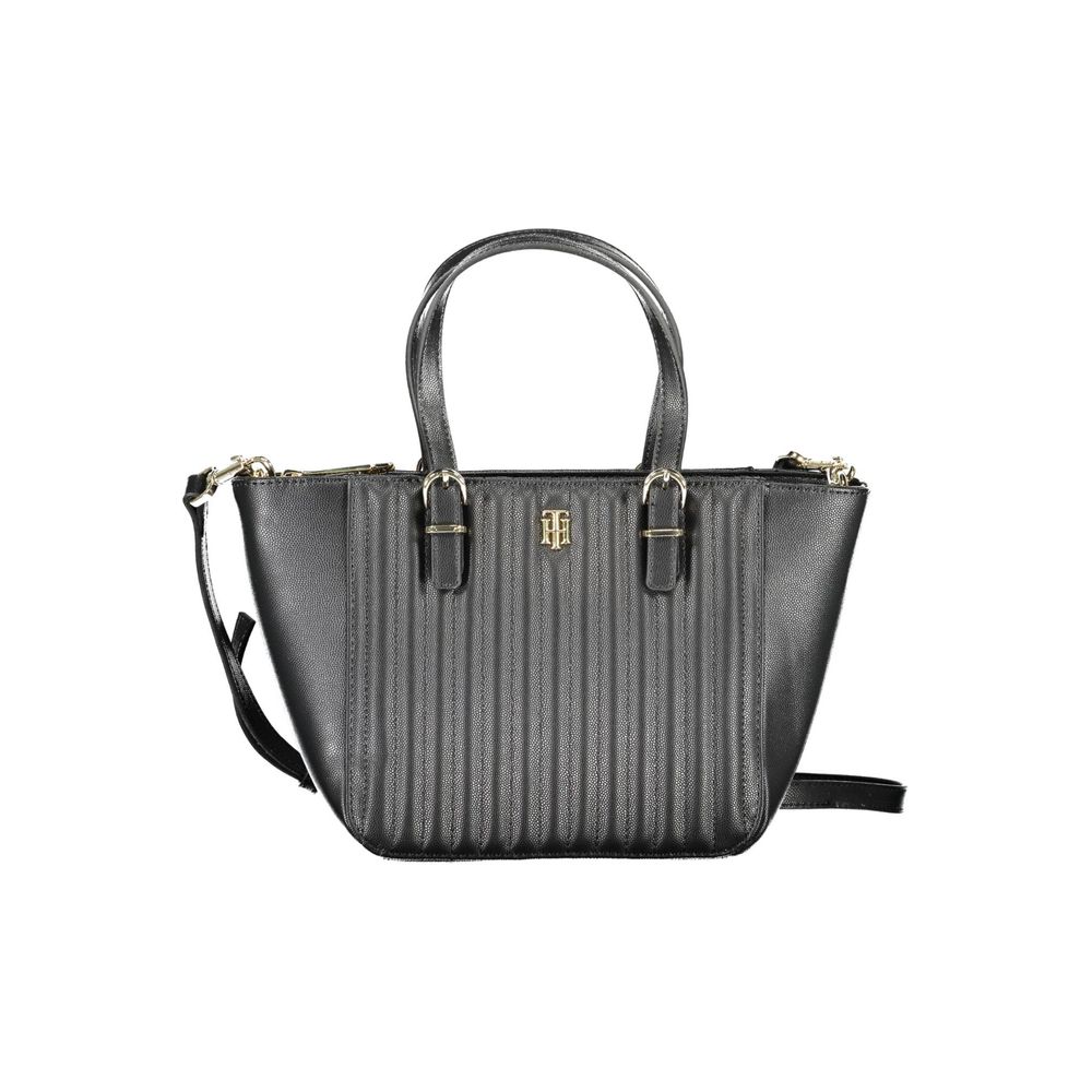 Tommy Hilfiger Black Polyethylene Handbag Tommy Hilfiger