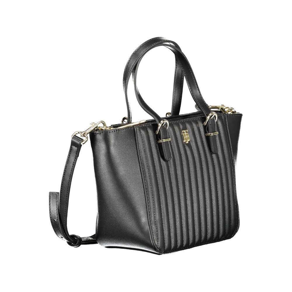 Tommy Hilfiger Black Polyethylene Handbag Tommy Hilfiger