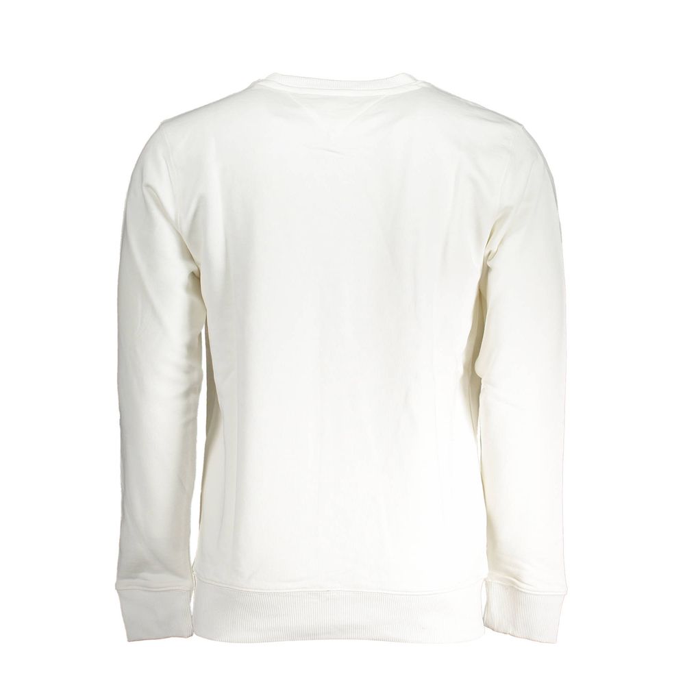 Tommy Hilfiger White Cotton Sweater Tommy Hilfiger