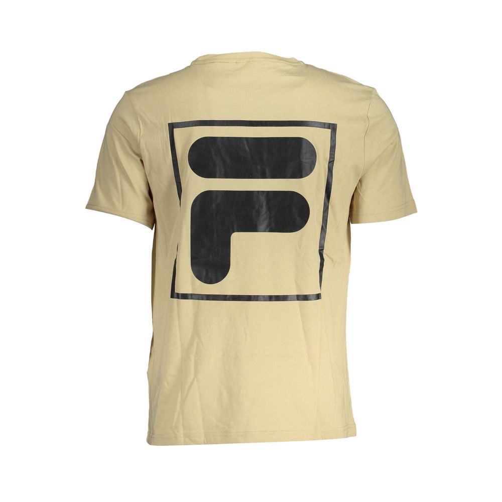Fila Beige Cotton T-Shirt Fila