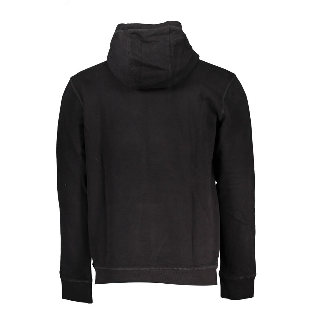 Tommy Hilfiger Black Cotton Sweater Tommy Hilfiger