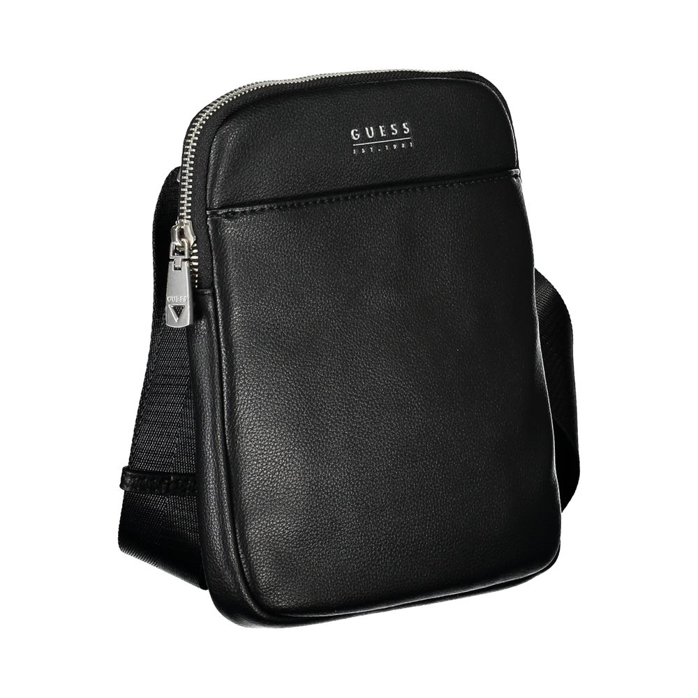Guess Jeans Black Polyethylene Shoulder Bag Guess Jeans