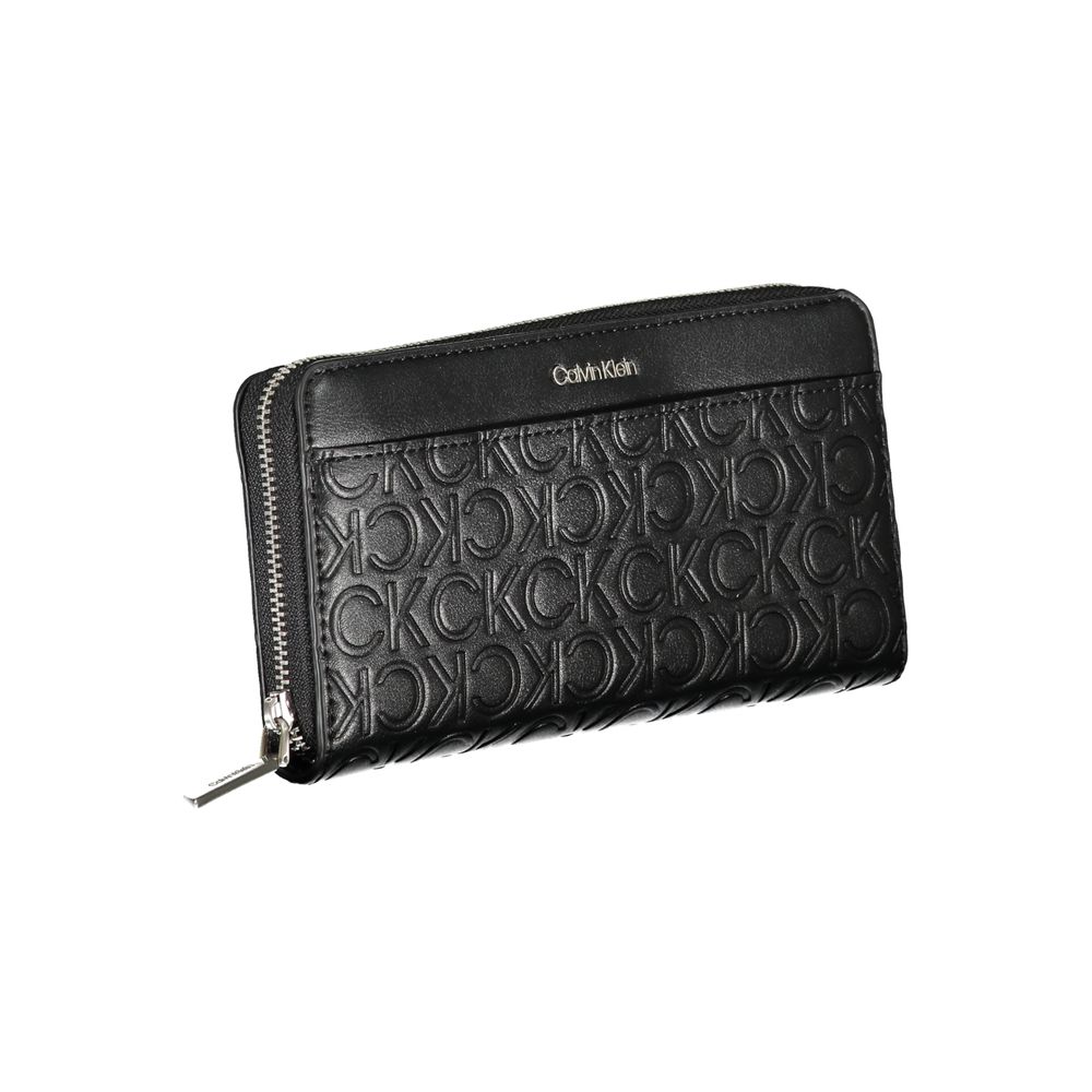 Calvin Klein Black Polyurethane Women Wallet Calvin Klein