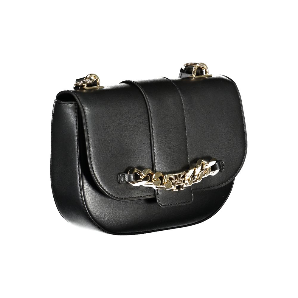 Tommy Hilfiger Nero Poliuretano Women Handbag Tommy Hilfiger