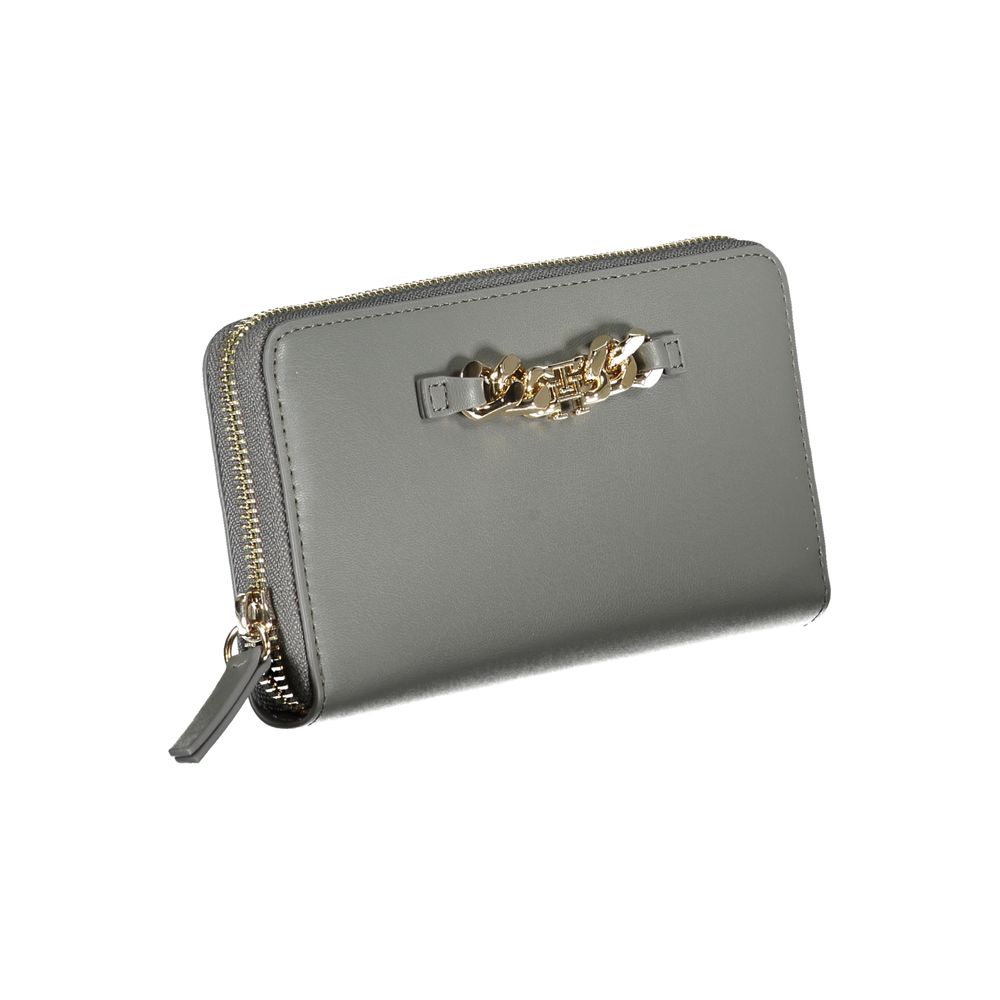 Tommy Hilfiger Grigio Poliuretano Women Wallet Tommy Hilfiger