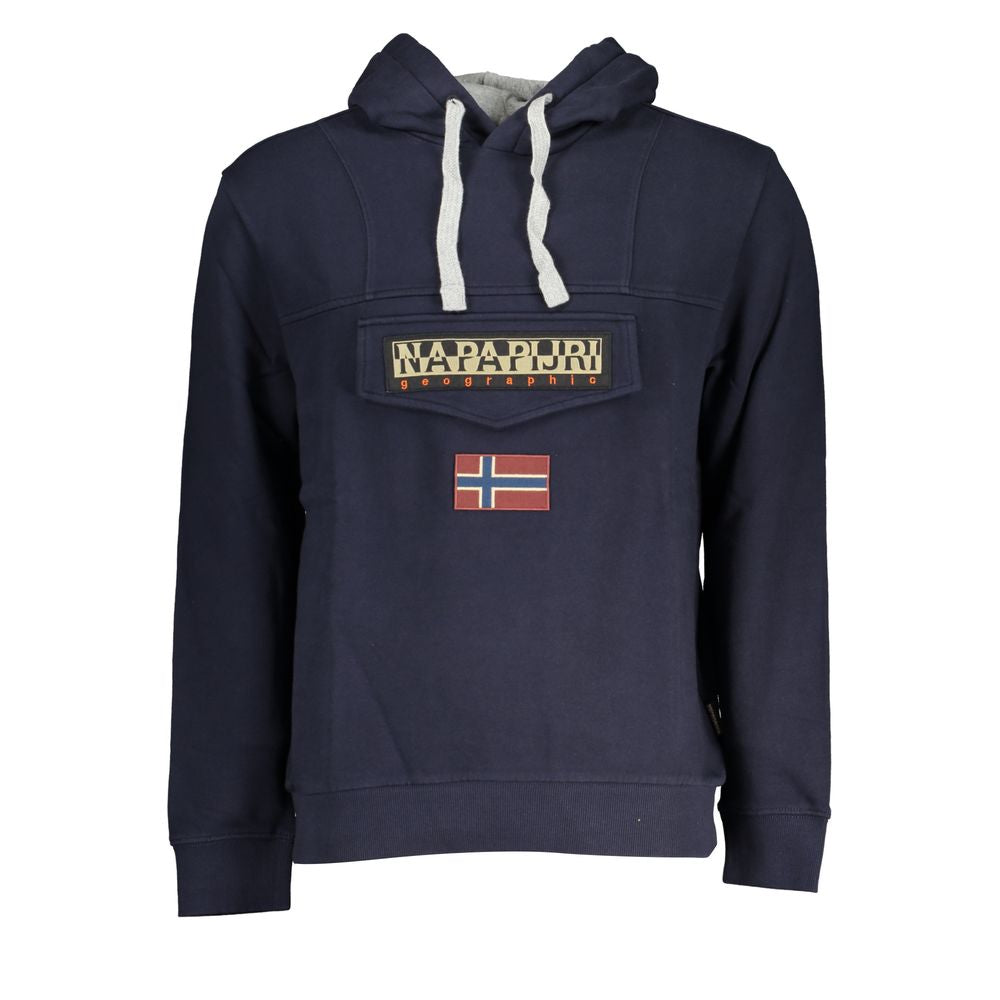 Napapijri Blue Cotton Sweater Napapijri