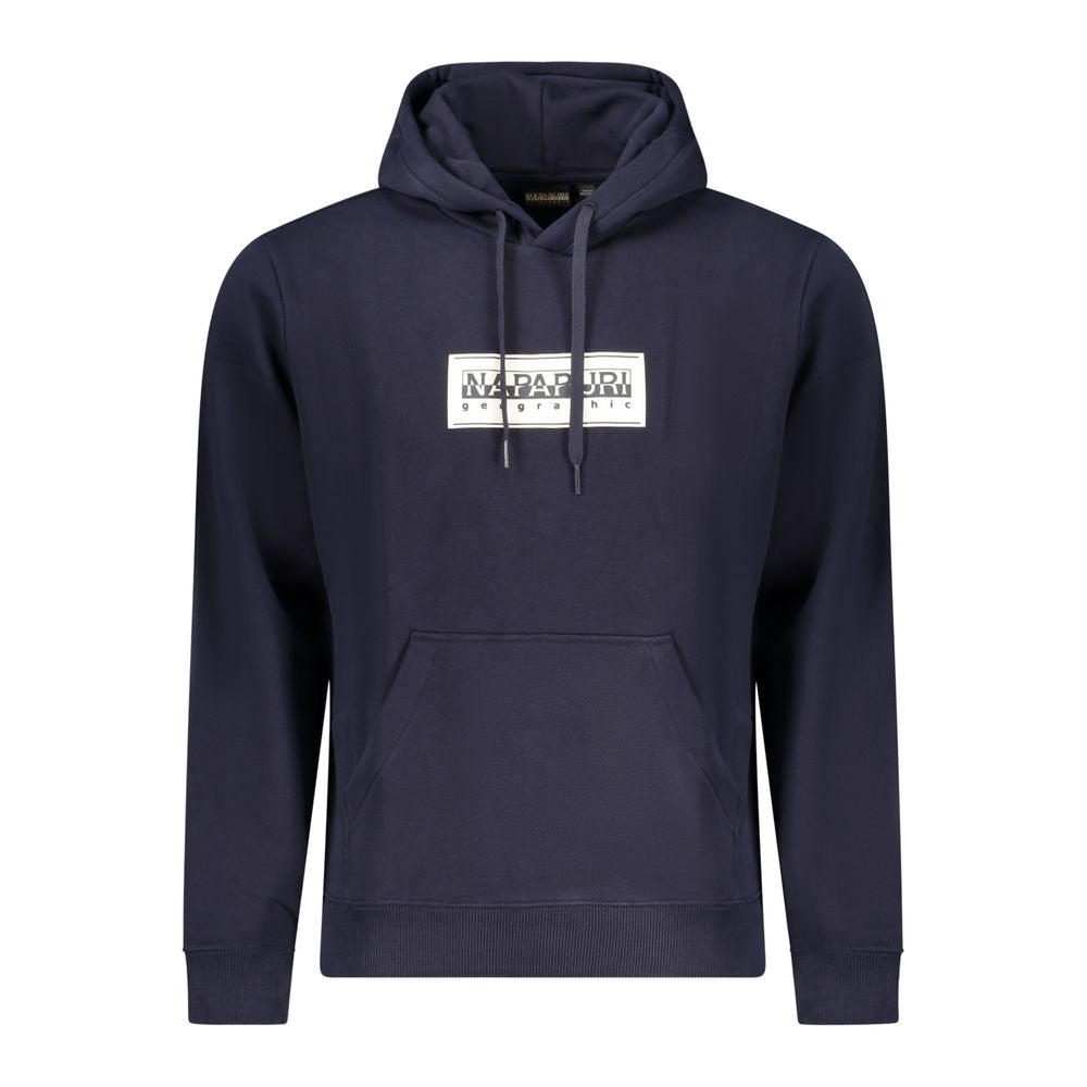 Napapijri Blue Cotton Men Sweater Napapijri