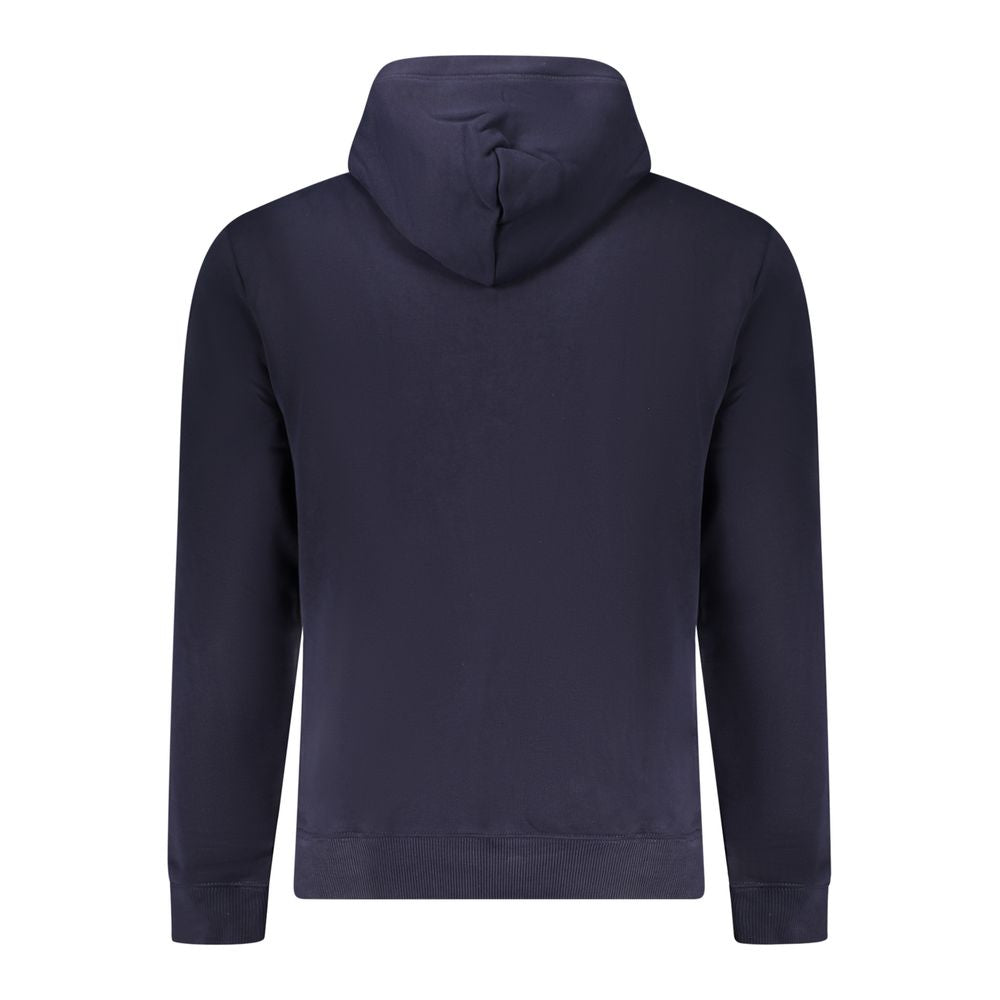 Napapijri Blue Cotton Men Sweater Napapijri