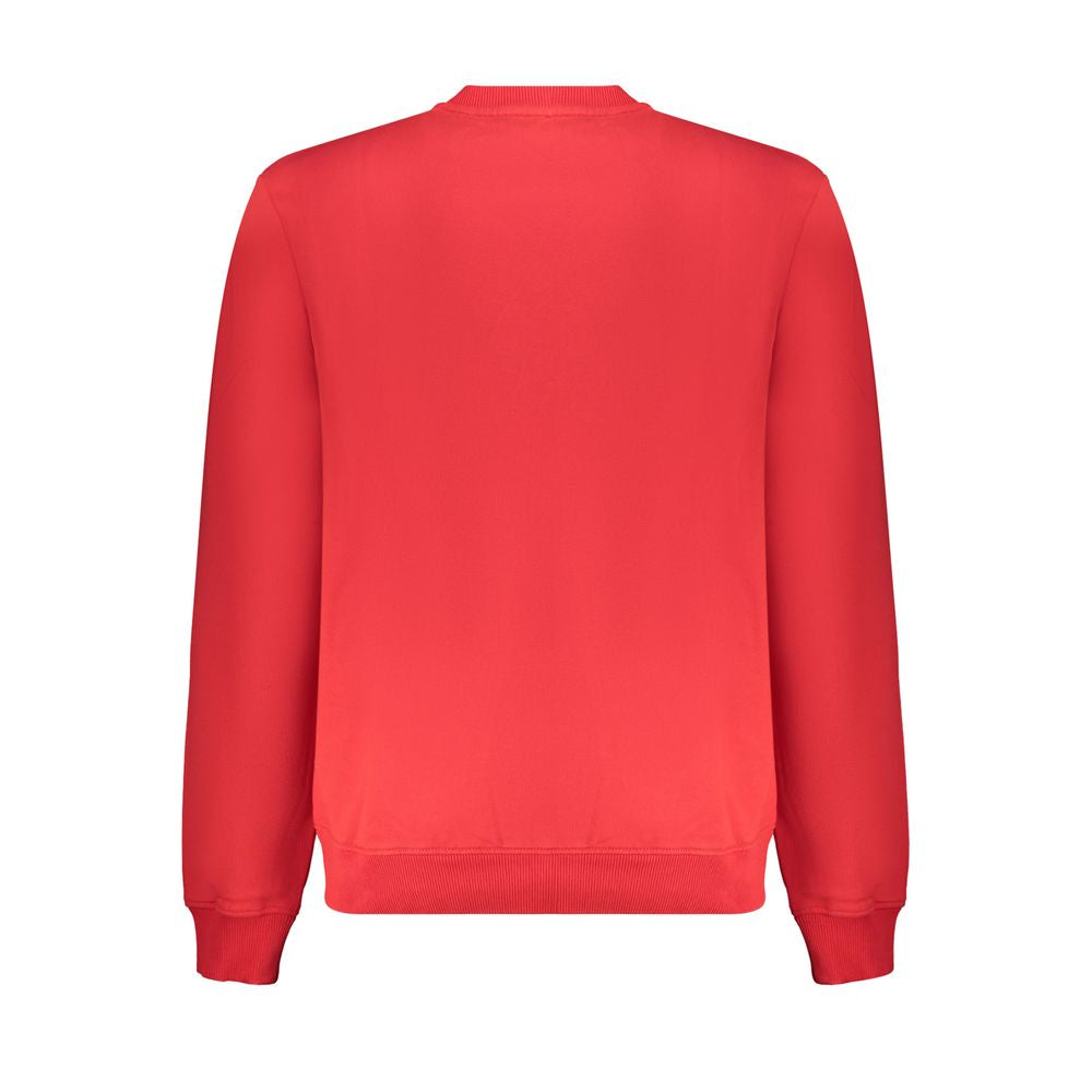 Napapijri Red Organic Cotton Men Sweater Napapijri
