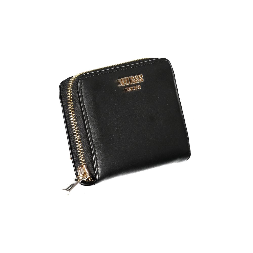 Guess Jeans Nero Poliuretano Women Wallet Guess Jeans